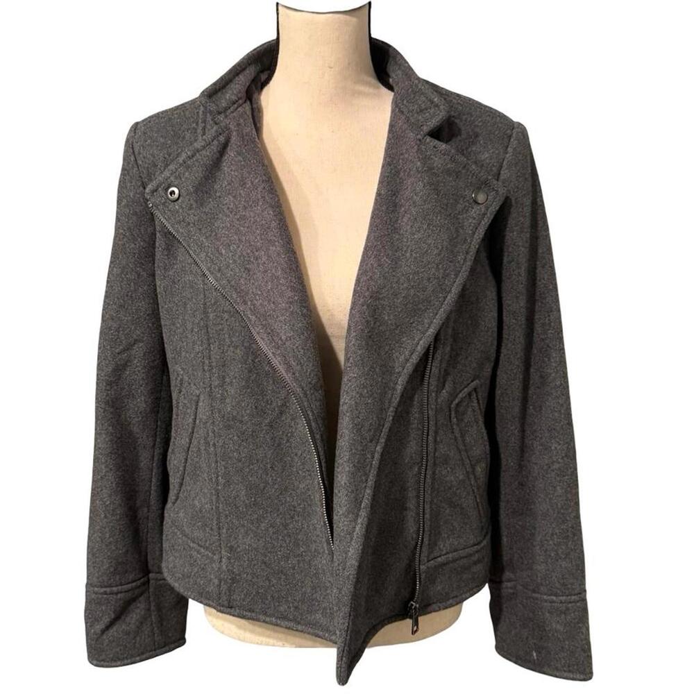 Banana Republic Gray Wool Blend Coat Size S